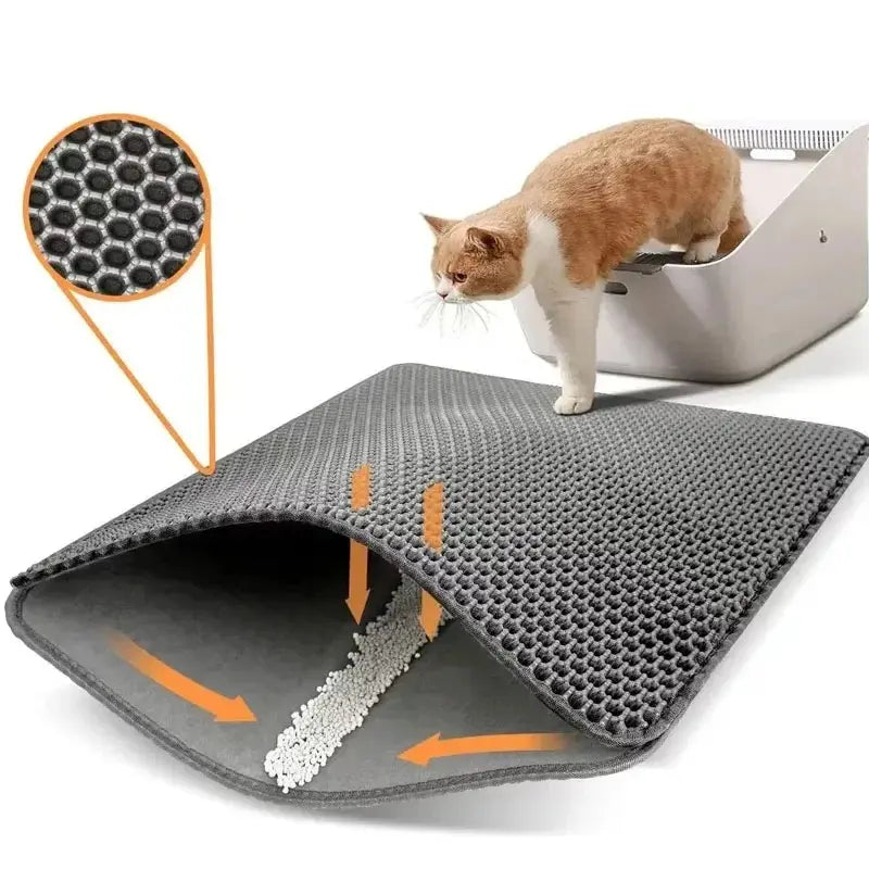 Double Layer Cat Litter Mat