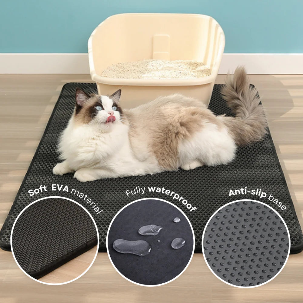 Double Layer Cat Litter Mat