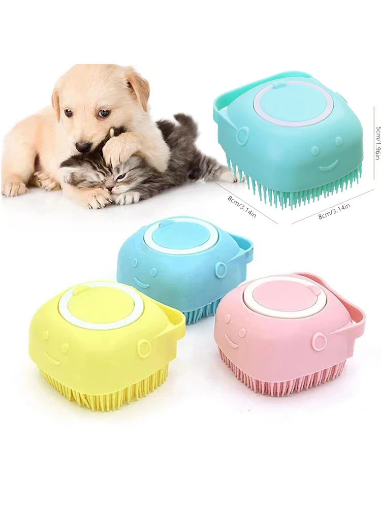 Soft Silicone Pet Bathing Brush