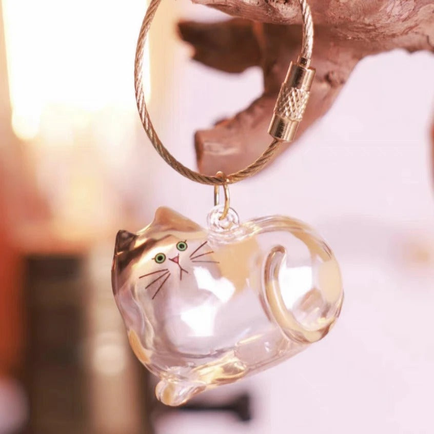Cute Cat Fur Storage Pendant