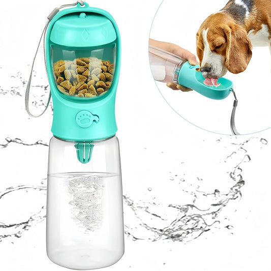 Pets Water Bottle | Bottle With Food Dispenser
