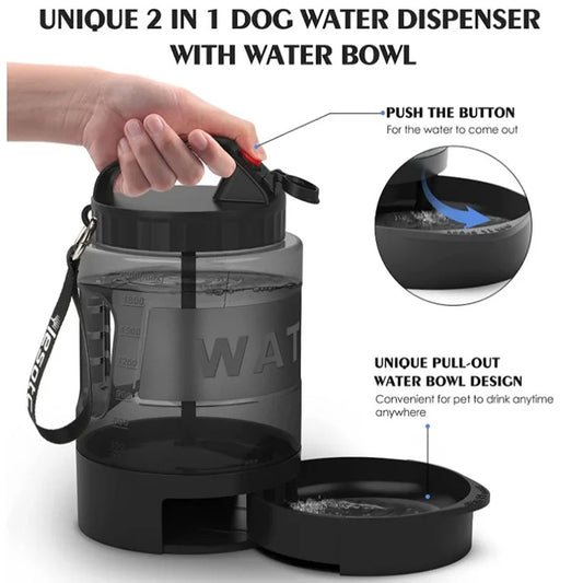 2.2L Dog Water Bottle