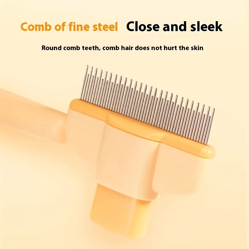 Self-cleaning Pet Massage Brush for Grooming