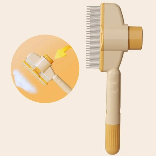 Self-cleaning Pet Massage Brush for Grooming
