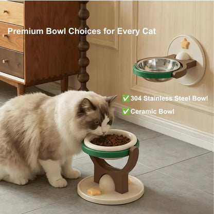 PawLift 2-in-1 Elevated Cat Bowl