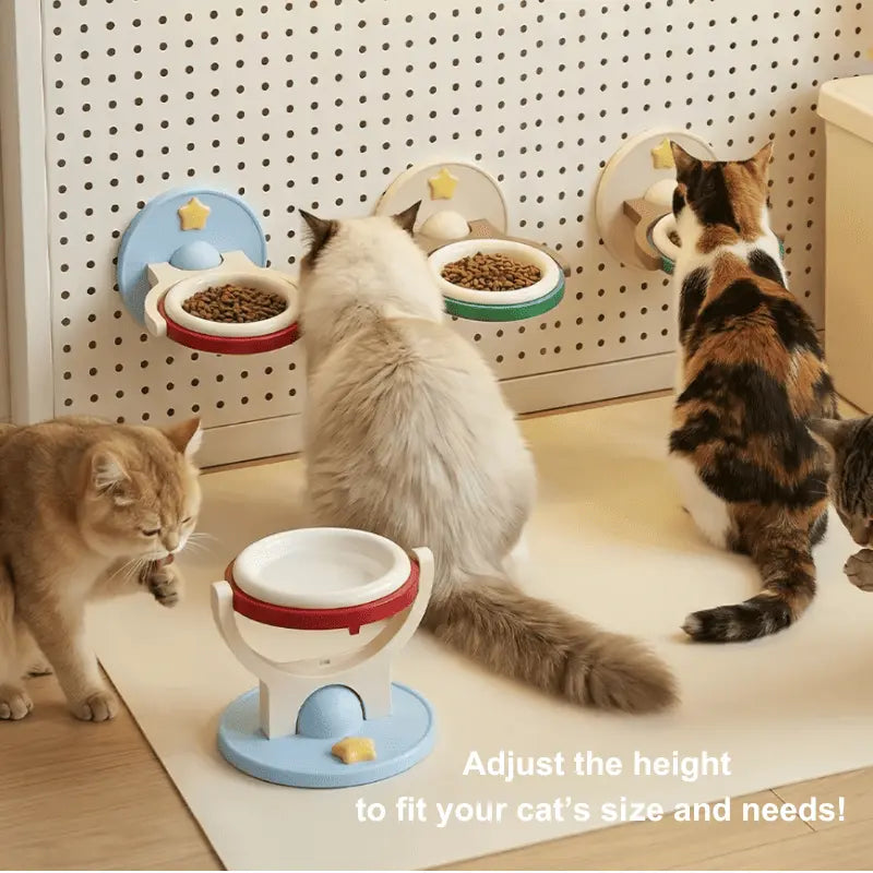 PawLift 2-in-1 Elevated Cat Bowl