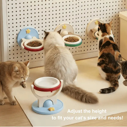 PawLift 2-in-1 Elevated Cat Bowl