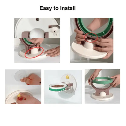 PawLift 2-in-1 Elevated Cat Bowl