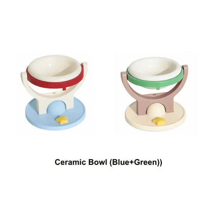 PawLift 2-in-1 Elevated Cat Bowl