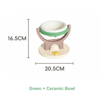 PawLift 2-in-1 Elevated Cat Bowl