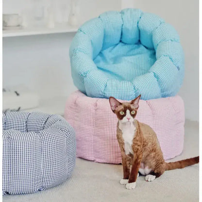 CozyCurl Convertible Pet Bed