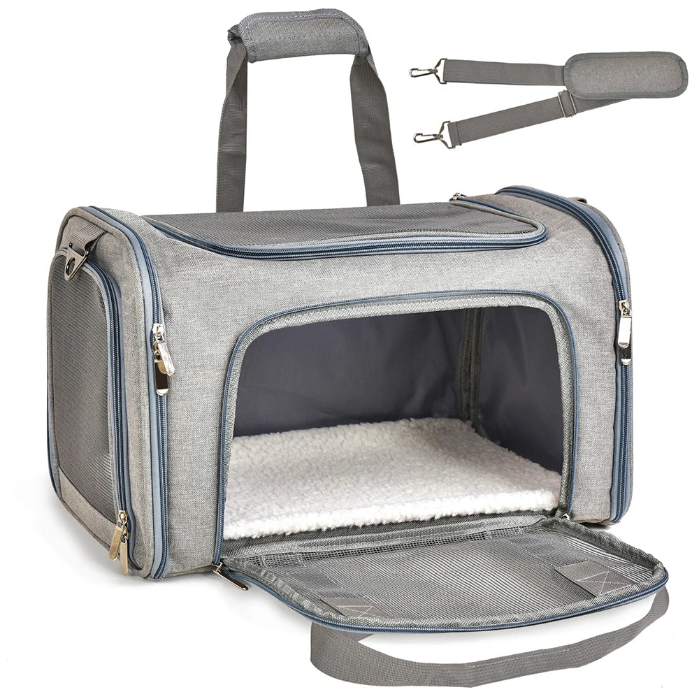 Pet Carrier Bag | Soft Side Pet Travel Bag