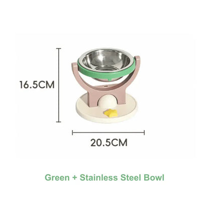 PawLift 2-in-1 Elevated Cat Bowl