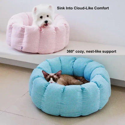 CozyCurl Convertible Pet Bed