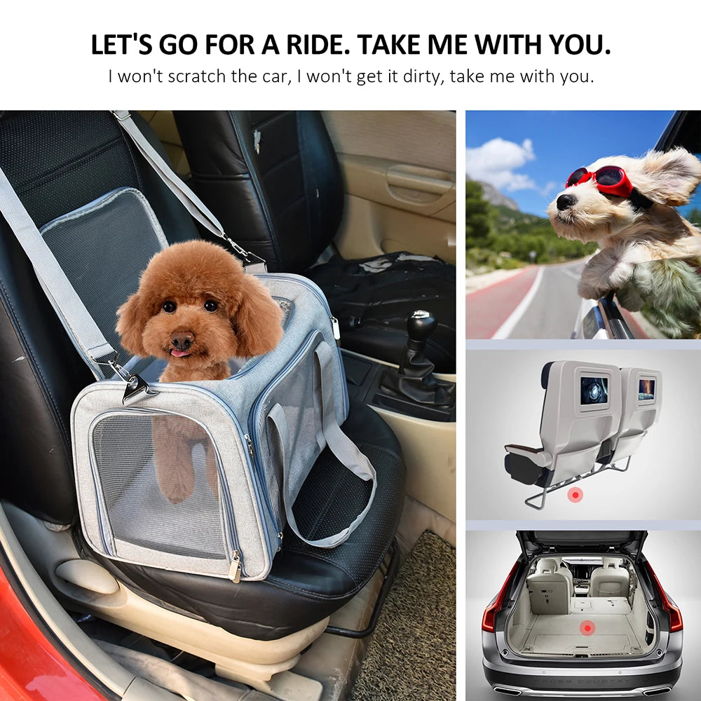 Pet Carrier Bag | Soft Side Pet Travel Bag