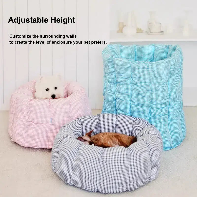 CozyCurl Convertible Pet Bed