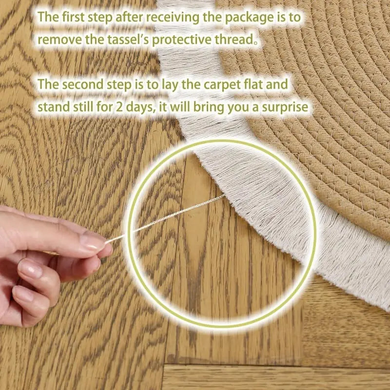 CozyPaws Cotton Rope Cat Rug