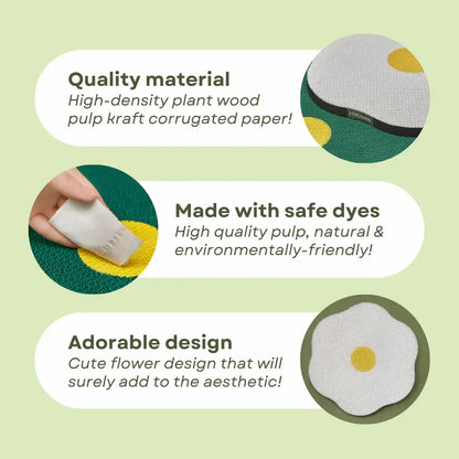 Flower Wall Scratching Pad