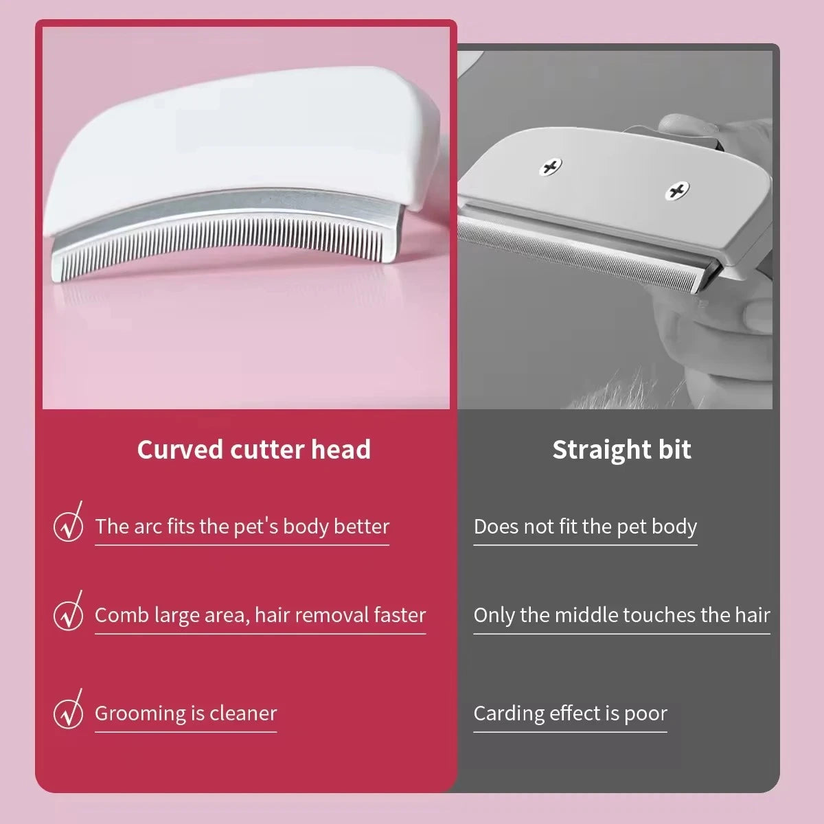 FurPro™ V-Tooth Deshedding Comb