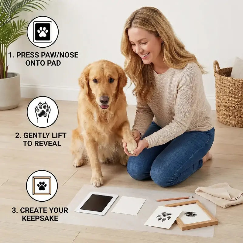 Inkless Pet Paw Print Kit
