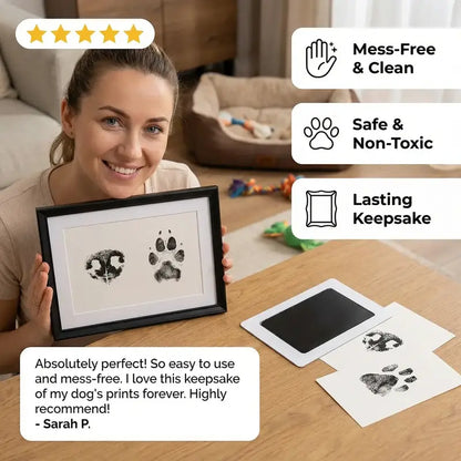 Inkless Pet Paw Print Kit