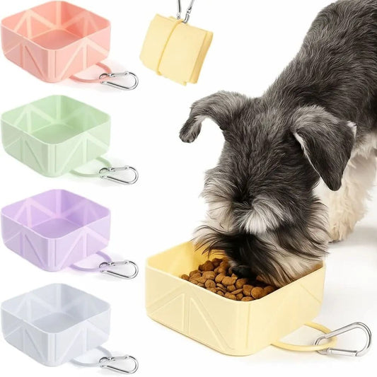 Soft Anti Slip Folding Pet Bowl