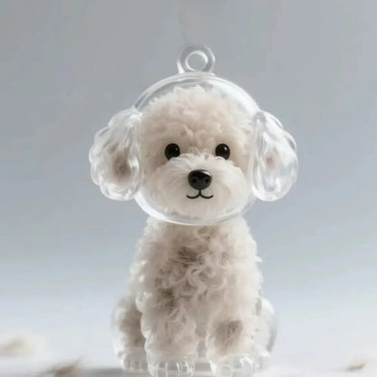 Dog Hair Storage Key Chains