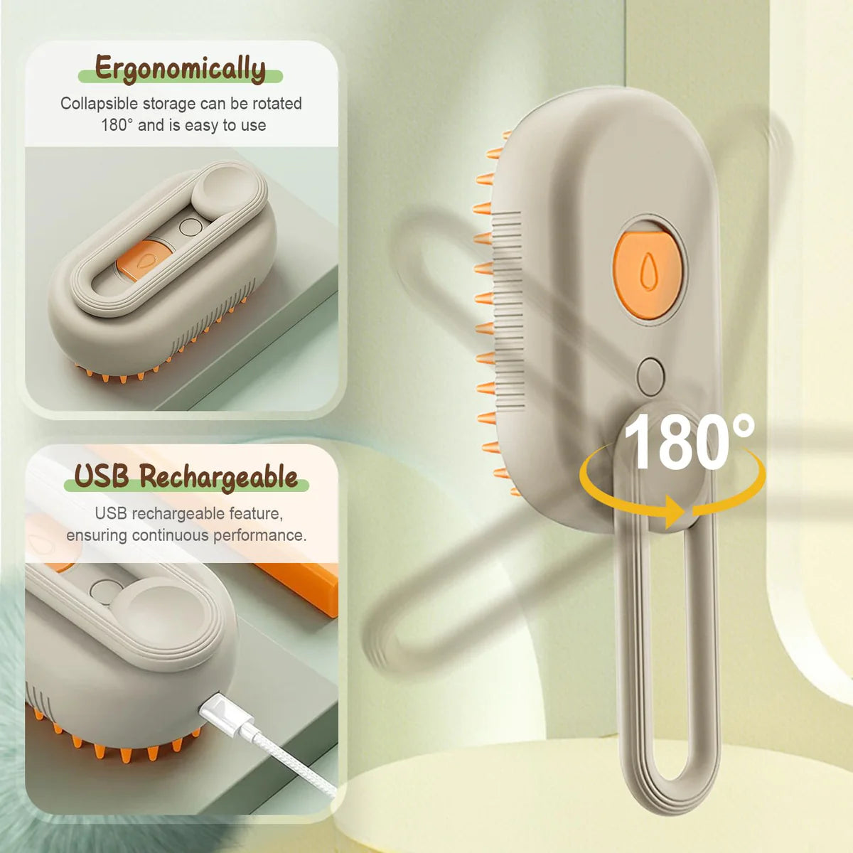 Quick & Easy Pet Hair Remover Comb