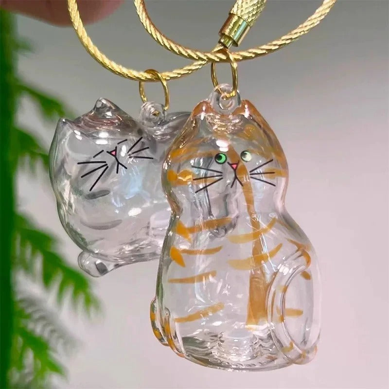 Cute Cat Fur Storage Pendant
