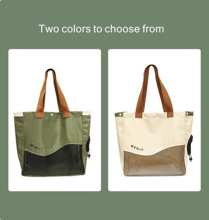 One Shoulder Canvas Pet Bag