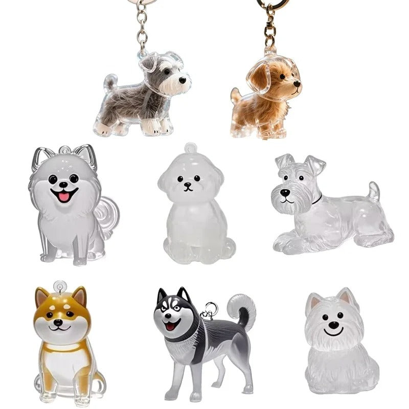 Dog Hair Storage Key Chains