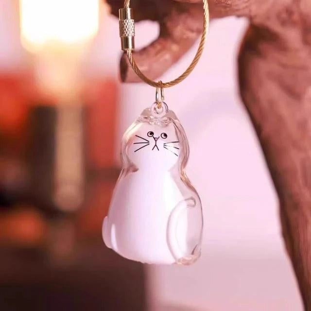 Cute Cat Fur Storage Pendant