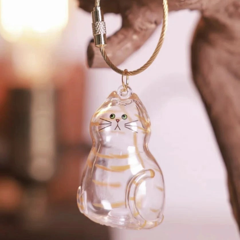 Cute Cat Fur Storage Pendant