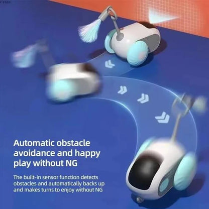 Car-Shaped Remote Control Electric Cat Toys