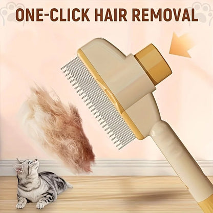 Self-cleaning Pet Massage Brush for Grooming