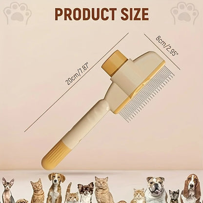 Self-cleaning Pet Massage Brush for Grooming