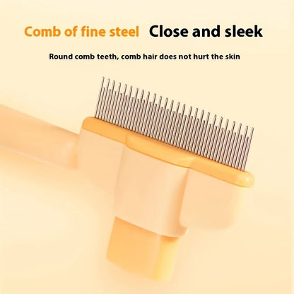 Self-cleaning Pet Massage Brush for Grooming