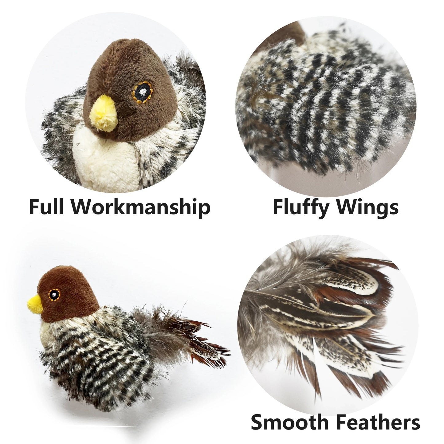 Interactive Sparrow Shaped Cat Toy