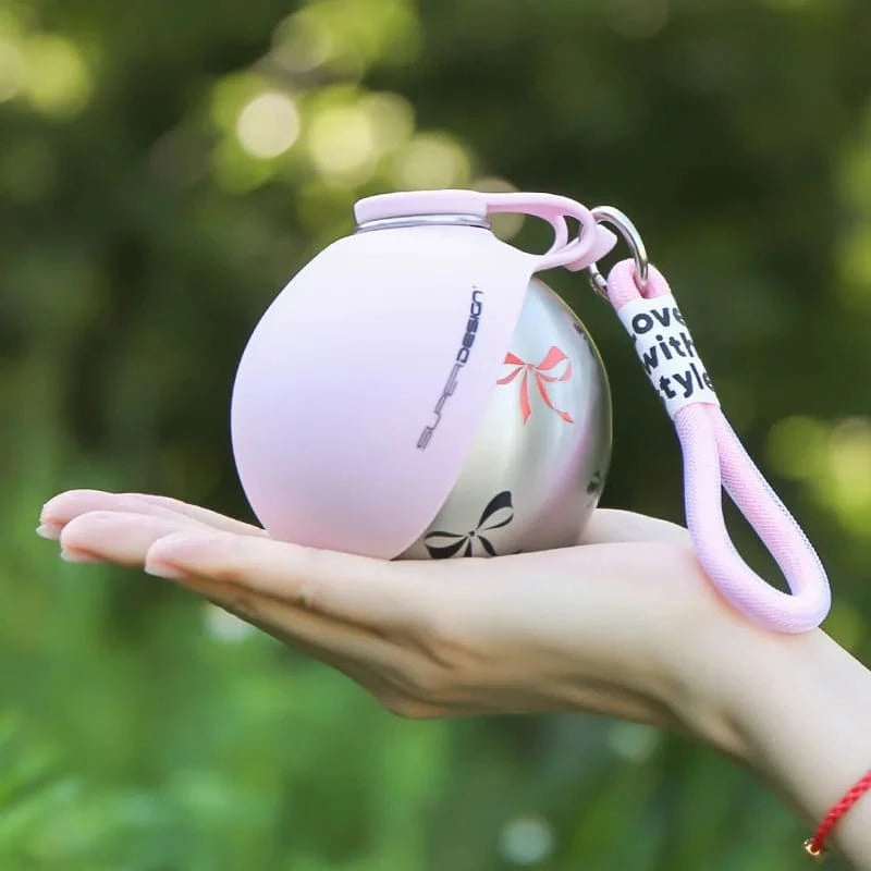Portable Dog Water Bottle with Bowl