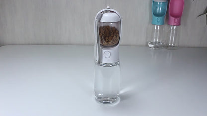 Pets Water Bottle | Bottle With Food Dispenser